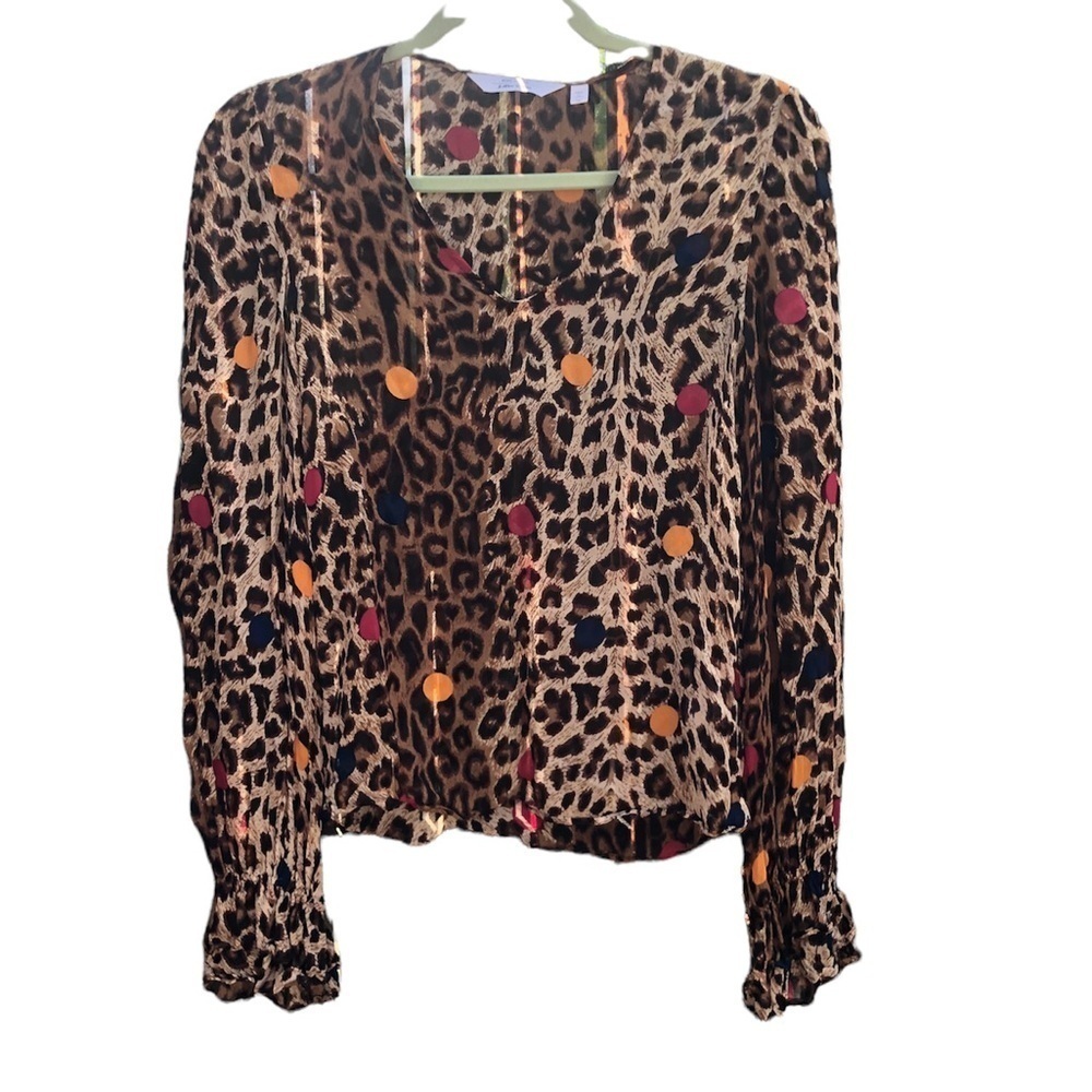 & OTHER STORIES ANIMAL PRINT ECLECTIC BLOUSE